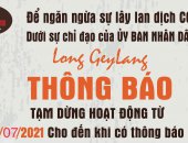 Long Geylang tạm ngưng dịch vụ trong vòng 15 ngày kể từ 0 giờ ngày 09.07.2021