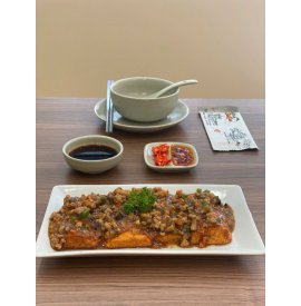Đậu hủ bảng hiệu chay